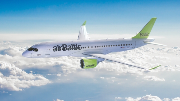 Aviokompānija airBaltic saņem 2023. gada ch-aviation Eiropā otrās jaunākās lidmašīnu flotes balvu